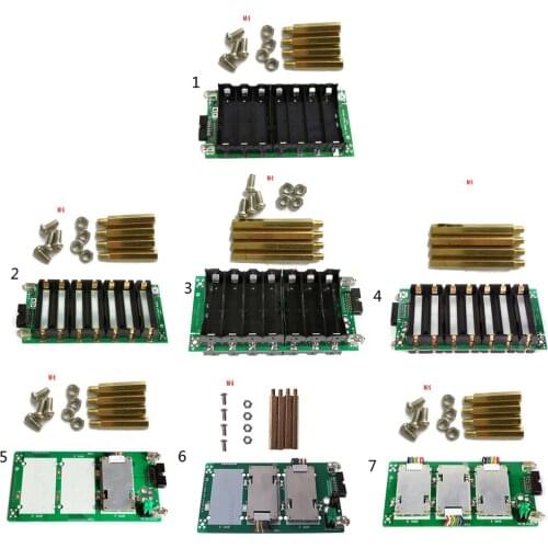 7S Power Wall Balancer PCB Module Power Bank Case 18650 29.4V Battery Holder 20A 40A 60A Battery Box Protection Board
