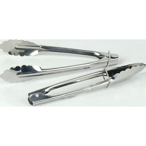 Household Stainless Steel Baking Bread Clip Barbecue Food Clip Kitchen Pastry Clamp