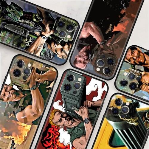 Arnold Schwarzenegger Movie Commando 1985 Case For iPhone 11 7 XR 12 Pro Max X 7 6 6S 8 Plus12 Mini XS Max 5 Cover Shell Coque