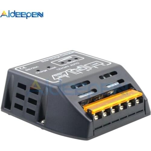 DC 12V/24V 20A Solar Charge Controller Solar Regulator Safe Protection Solar Controllers Solar Panel Battery Charge Controller