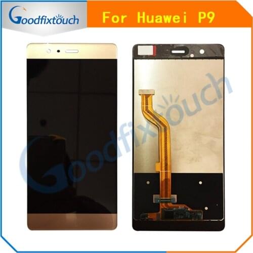 For Huawei P9 LCD Display Touch Screen Digitizer Assembly With Frame For Huawei P9 EVA-L09 EVA-L19 Replacement Parts