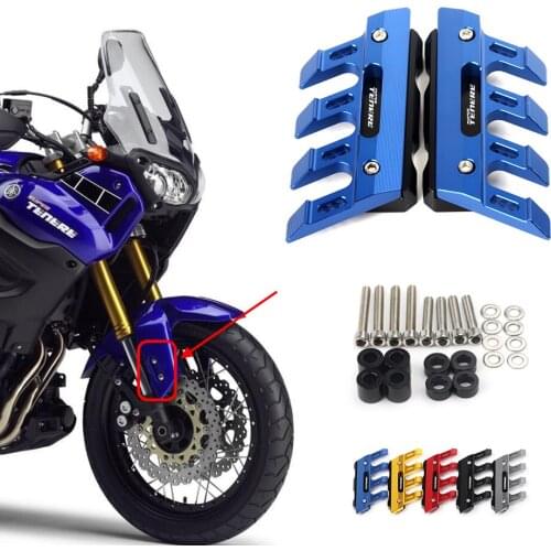 For Yamaha XT1200Z/E super Tenere Motorcycle Mudguard Front Fork Protector Guard Block Front Fender Anti-fall Slider Accessories