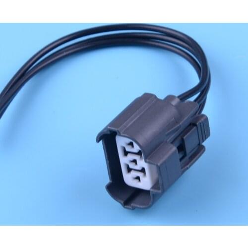 DWCX 3 Wire Speed Sensor Connector Wiring Plug Pigtail Black DYIY1010 Fit for Honda Accord Civic Prelude Acura Integra 1996 1997