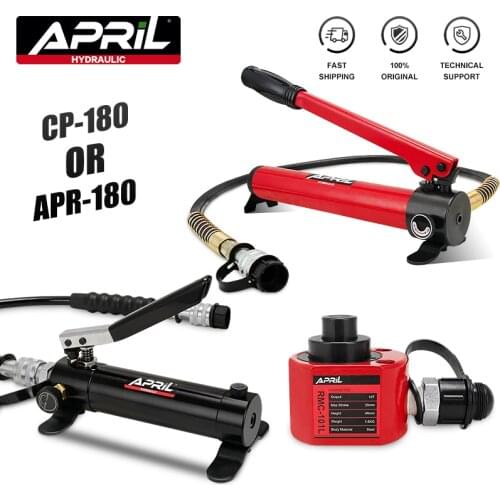 Muti Stages Type Hydraulic Cylinder RMC-101L Hydraulic Jack with tonnage of 10T, work travel of 21mm