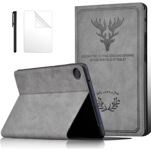 For MatePad T8 Leather Case With Stand Shockproof Cover For Huawei MatePad T 8 Kobe2 L09 L03 2020 Deer Tablet case +FilmGift