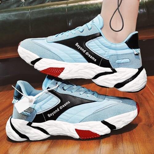 Men Fashion Sneakers Hard-Wearing Jogging Shoes Men Casual Shoes Big Size 45 46 Walking Shoes Men Vulcanize Shoes Hot Sale Shoes