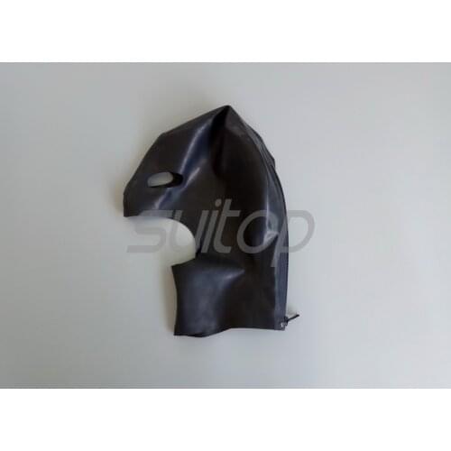 New sexy fetish latex hood rubber mask