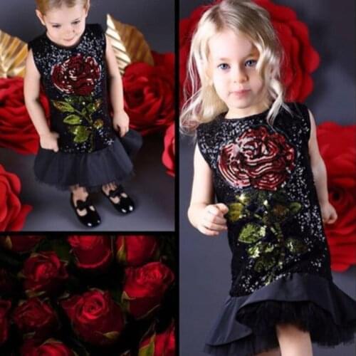 2018 Summer Girls Princess Dress Toddler Girl Clothing Robe Princesse Fille Party Enfant Girl Dress Vestido Infantil
