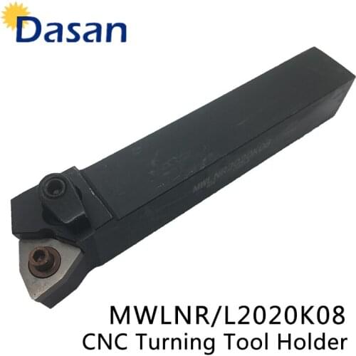 MWLNR2020K08 CNC Turning Tool Holder External Turning Arbor Lathe Metal Cutting tool