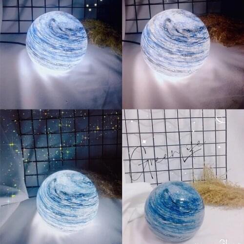 Earth table lamp planet table lamp LED lamp creative birthday gift starry sky bedside lamp net red bedroom night light