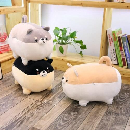 40-50CM New Cute Shiba Inu Dog Plush Toy Stuffed Soft Animal Corgi Chai Pillow Soft Kids Toys Birthday Gift For Children
