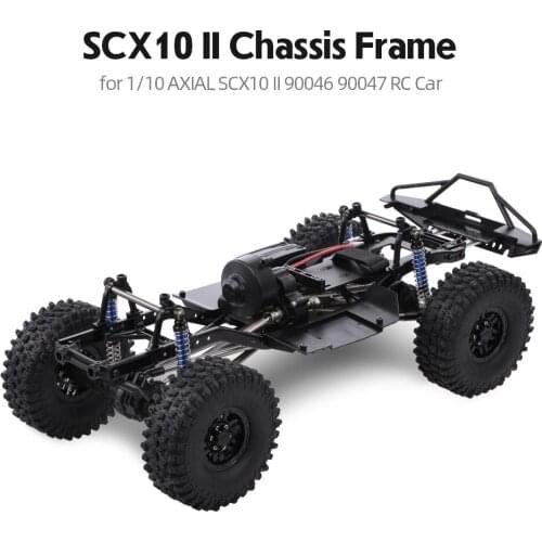 AUSTAR 313mm Wheelbase Chassis Frame With 540 35T Brushed Motor for 1/10 AXIAL SCX10 II 90046 90047 RC Crawler Climbing Car DIY