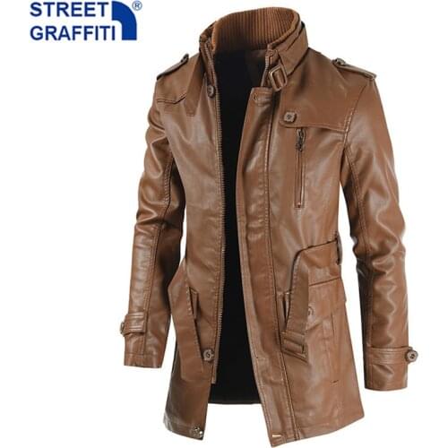 STREET GRAFFITI Men's Long Jackets