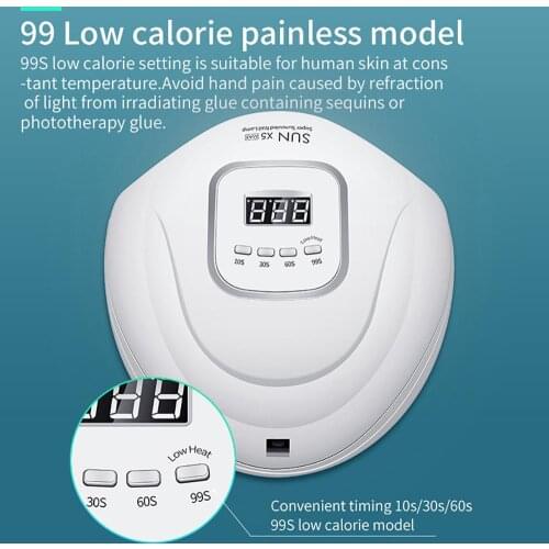 UV Lamp For Manicure 120W LED Nail Dryer Lamp Sun Light Curing All Gel Polish Drying UV Gel USB Smart Timing Nail Art Tools G50