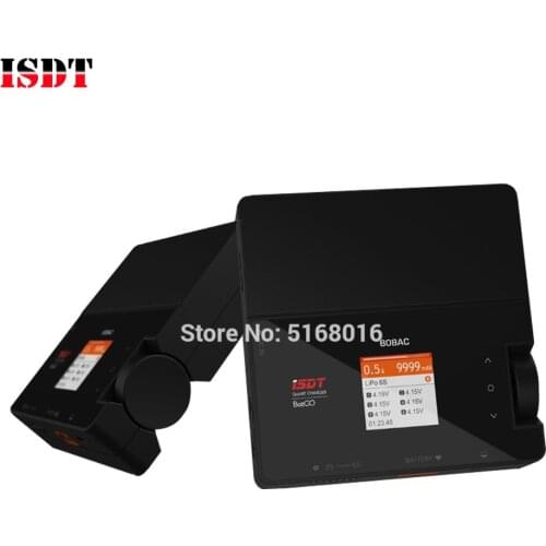 ISDT 608AC AC 60W DC 200W 8A BattGo Smart Battery Charger Discharger with Detachable Power Suppl
