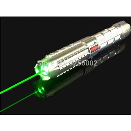 High Power Military 500000mw 500w 532nm Green Laser Pointer Flashlight Burning Match,Burn Cigarettes,Pop Balloon Hunting