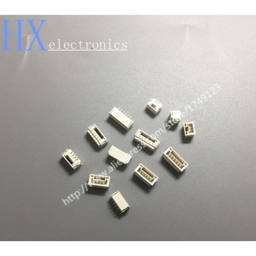 Free shipping 20PCS 1.25mm Locked GH Connector 2P3P4P5P6P8P SMT SMT Desktop Receptacle JST A1257