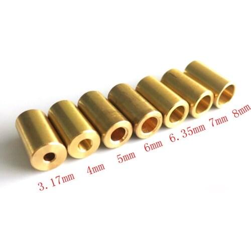 1pc 3.17mm Brass Drill Chuck Sleeve Connector Rod Copper Connecting Sleeve Electric Drill Connecting Sleeve for B10