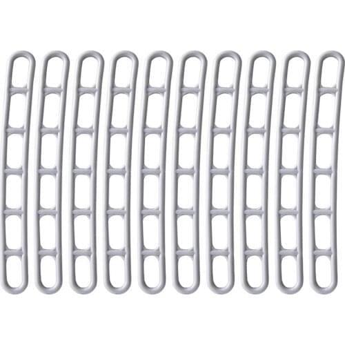 10pcs/set Tent Peg Adjuster 6 Hole Fixed Wind Rope Buckles Outdoor Camping Travelling Tent Ground Nail Adjustment Accessories