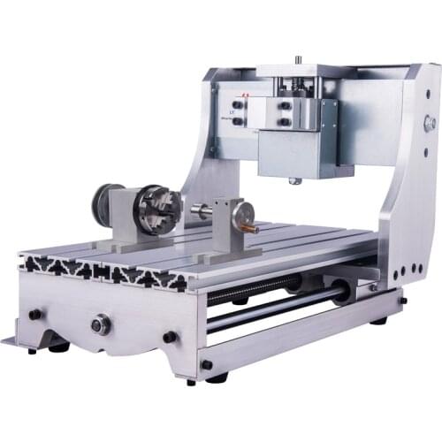 4axis 3020 CNC Router Aluminium Frame for Engraving Drilling and Milling Machine Wood Router Lathe with Rotary Axis