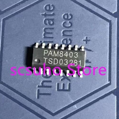 50PCS PAM8403 8403 SOP-16