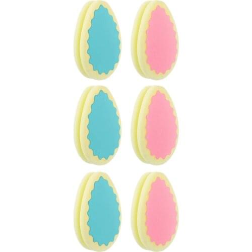 6 Pieces Hair Removal Sponge Depilation Pads Painless Hair Removal Sponge for Face, Leg, Arm and Body Physical Hair Removal Tool