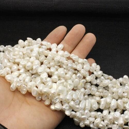 7-8mm Natural Freshwater Pearl Beads White Pink Colors Please Both Parties Pearls Scattered Beads DIY Bracelet Necklace Jewelry