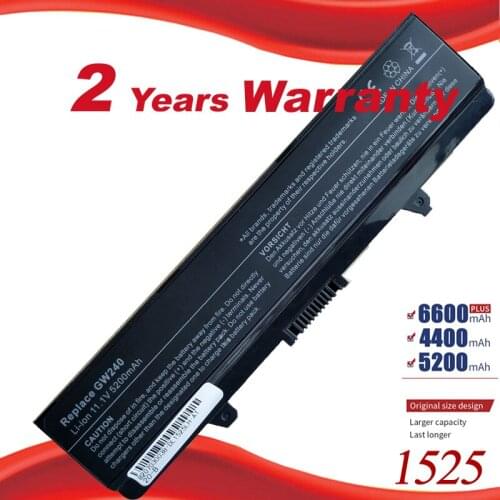 Laptop Battery For DELL Inspiron 1545 1525 1526 for Vostro 500 C601H D608 HGW240 HP297 M911G RN873 X284G XR693 free shipping
