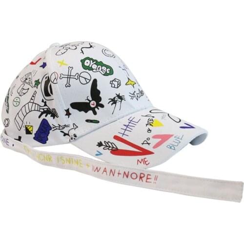 New personalized doodle baseball hat outdoor sun hat cap summer for man and woman