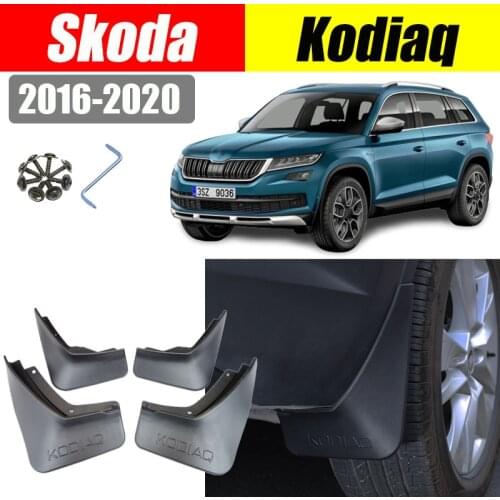 For skoda kodiaq 2018-2020 auto accessories car fender splash mudguard mud flaps splash guards flaps front rear mud flap guards