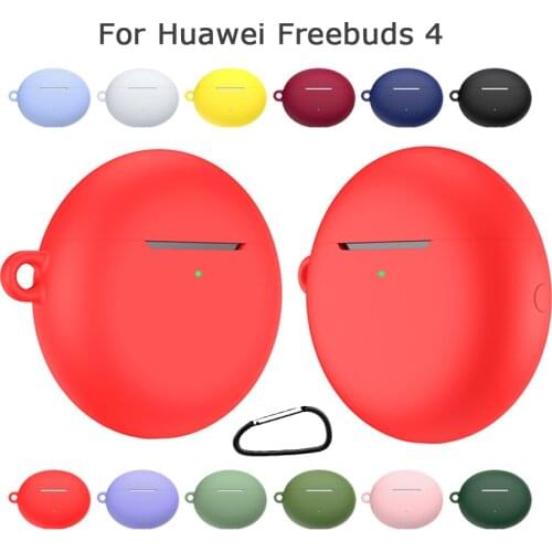For Huawei Freebuds 4 Earphone Case Cover Silicone Protector Shell Pouch Sleeve For Huawei Freebuds 4 TWS Headset Case