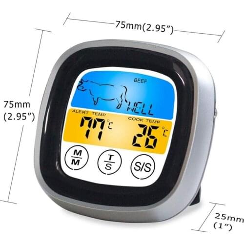Digital Oven Thermometer Kitchen Food Cooking Meat BBQ Probe Thermometer Water Milk Kitchen Tools