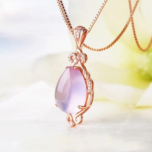 Long chain pendant necklace women fashion jewelry accessories female zircon necklace neck decorations
