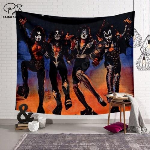 PLstar Cosmos Tapestry Kiss 3D Printing Tapestrying Rectangular Home Decor Wall Hanging style-4