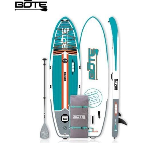 Summer Water Sports 10'8" / 325mx84cmx15cm Breez Adults Inflatable Sup Paddle Board for Beginner