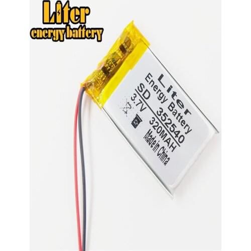 Li-ion polymer battery 352540 3.7V 320MAH Good Quality OEM