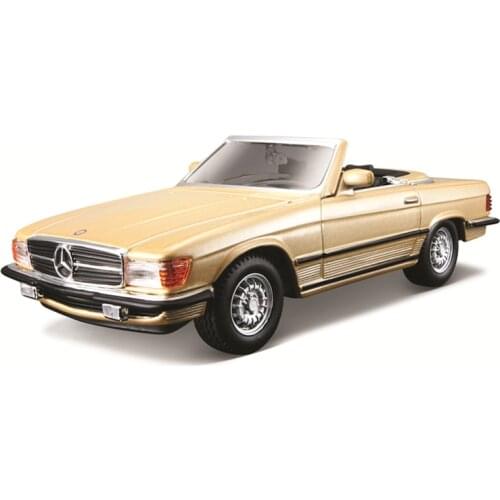 Bburago 1:32 Scale Mercedes-Benz 450 SL (1977) Alloy Luxury Vehicle Diecast Cars Model Toy Collection Gift
