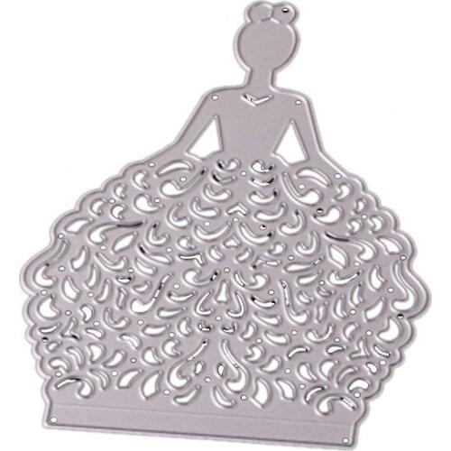 Metal Cutting Die Of Crown Girl Scrapbooking Mold Paper DIY Card Postcard Handmade Craft Stencil Album Handcraft Embossing Mould