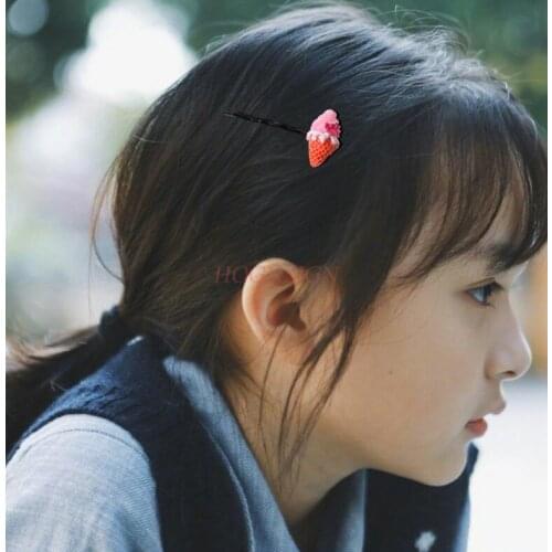 Cartoon Fruit Cute Clip Hairpin Girl Child Baby Side Hairpin Girl Hair Accessories Headdress Female Sale