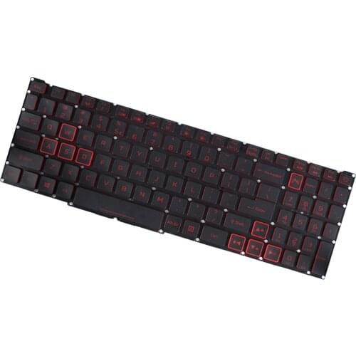 New US English Keyboard with Backlit LG5P Parts Suitable for Nitro 5 AN515 54 AN515-54 AN515-52 for Nitro7 AN715-51 Laptops