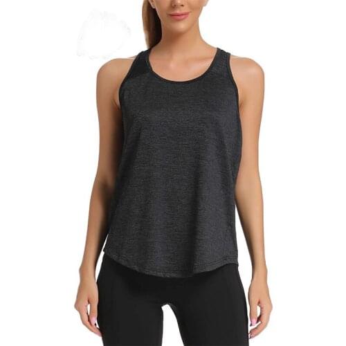 New Female Sport Top Women Workout Tops Mesh Racerback Tank Yoga Shirts Gym Clothes Sport Sleeveless Vest Singlet Training