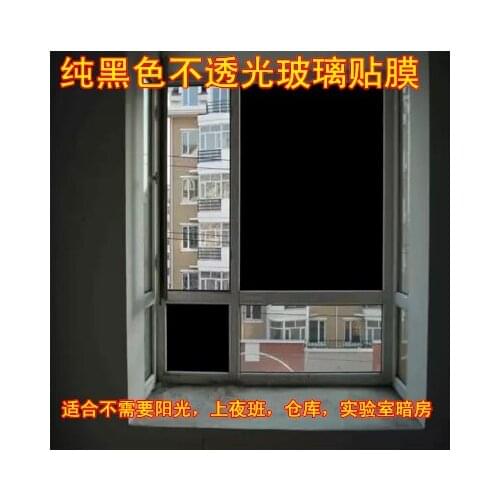 Window films for bathroom toilet and office glass Black sticker window film insulation film window sun glass film transparent