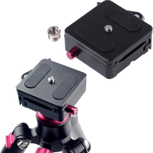 P50 Universal Pull Buckle Lever Quick Release QR Plate Clamp Adapter + Base Set Dropship