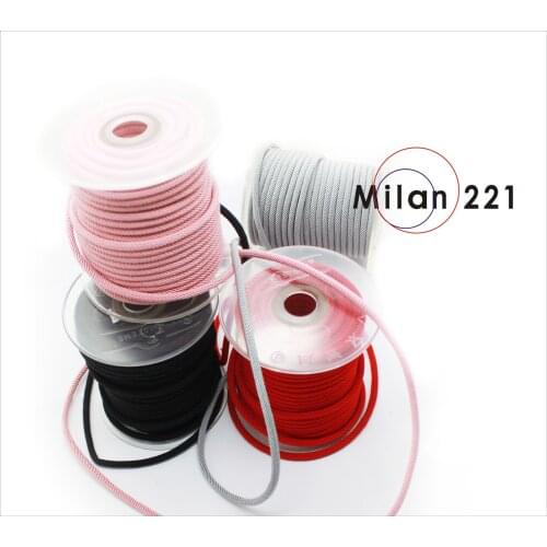 ATF Hight Density Braided Milan Rope 4mm 20M DIY Bracelet Necklace For Jewelry Making Clothing Accessories Handcrafts Woven Cord