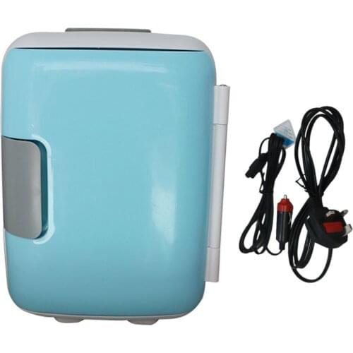 4 Liter Portable Compact Personal Fridge Cools & Heats Great for Bedroom Office Car Dorm Portable Makeup Skincare Fridge