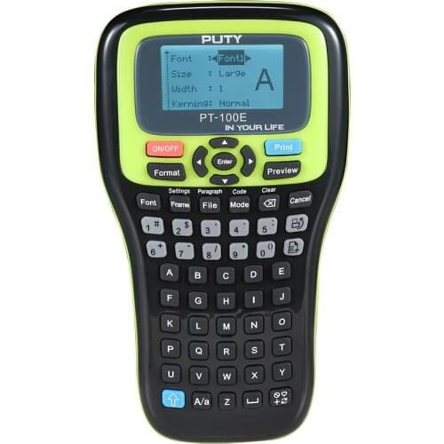 PT-100E Thermal Transfer Sticker Ribbon Label Barcode Printer With Factory Price