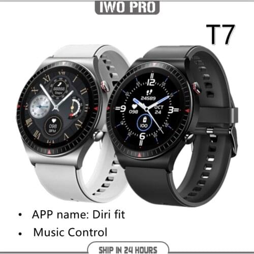IWO PRO T7 Bluetooth Call Smart Watch 4G ROM Men Recording Bluetooth Music Fitness Tracker IP67 Waterproof Smartwatch For Huawei
