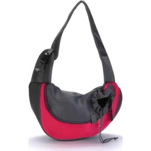 Outdoor Pet Carrier Handbag Single Shoulder Bag Adjustable Strap Travel Dog Bag