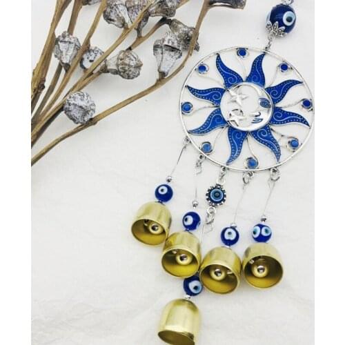 Creative Evil Eyes Windchime Wind Bells Handcraft Pendant Home Garden Hanging Decoration Ornaments