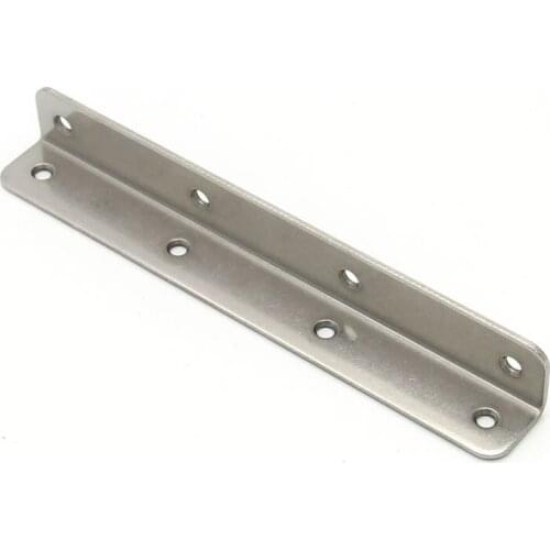 Stainless Steel Corner Brackets Angle Connector 90 Degree L Shape 2.0x20x20x150 Corner 6pcs